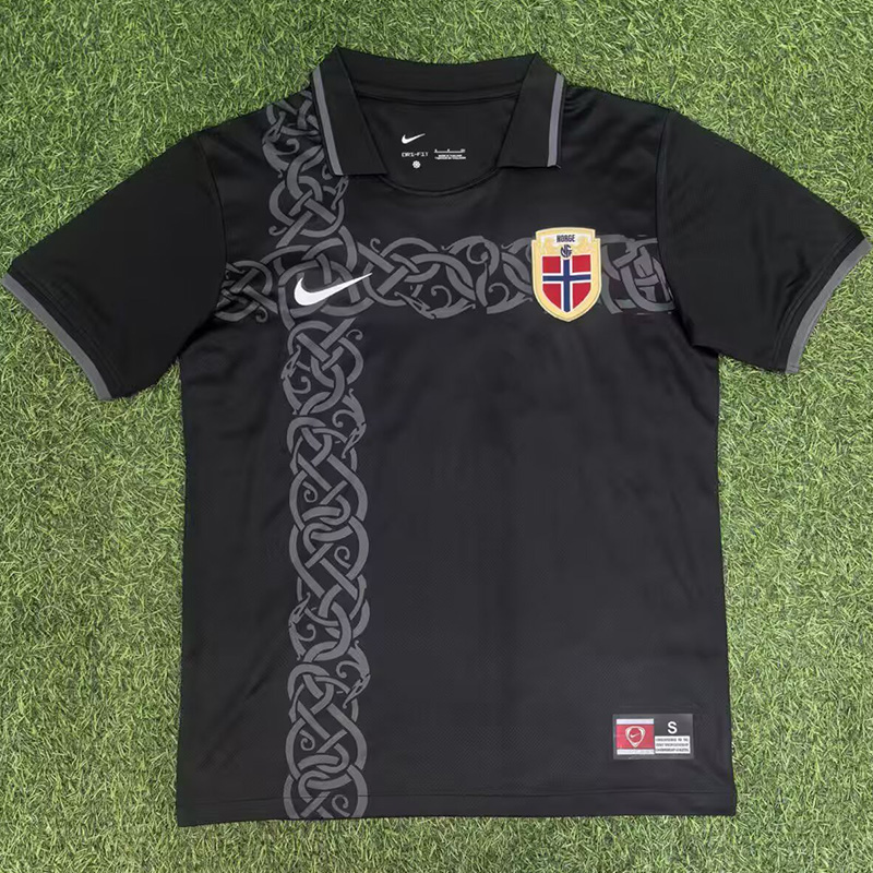 25-26 Norway Black Special Edition Fans Soccer Jersey