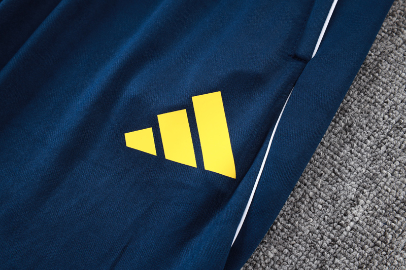 25-26 Boca Juniors Yellow Half Pull Tracksuit #B25109(半拉链)