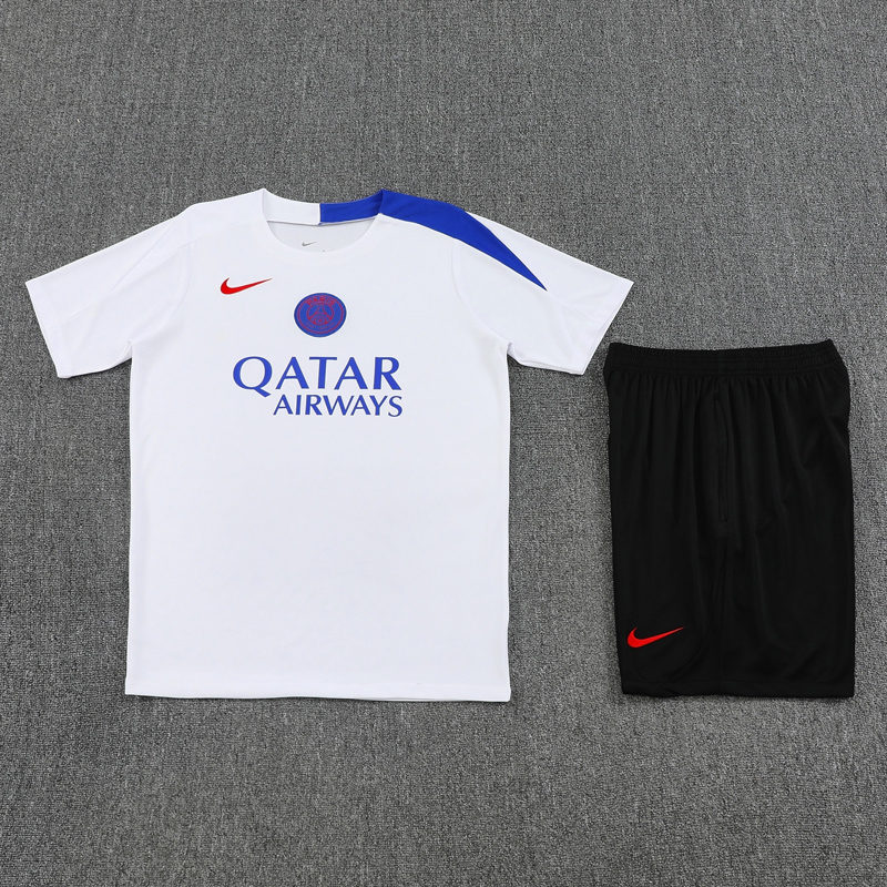 25-26 PSG White Training Short Suit