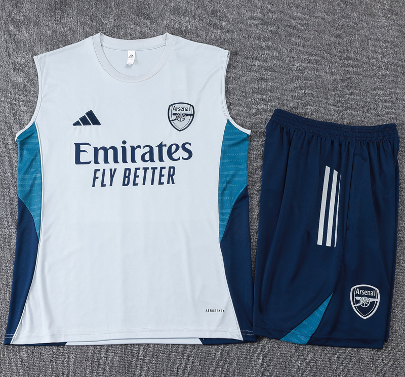 25-26 ARS Light gray Tank top and shorts suit #D25192