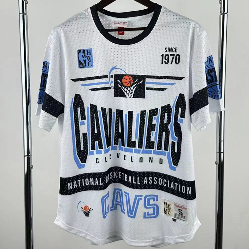 2026 Cleveland Cavaliers White Retro High Quality Casual T-Shirt #MN