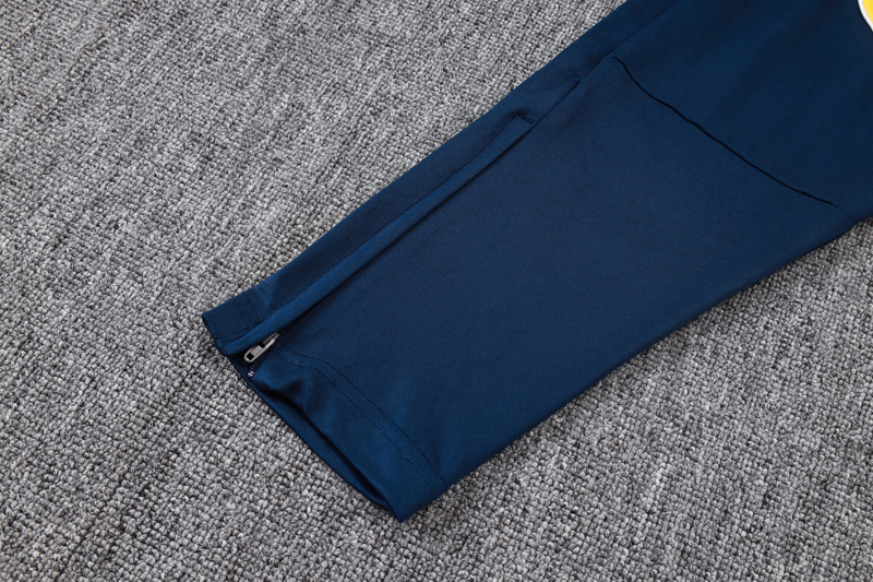 25-26 Boca Juniors Yellow Half Pull Tracksuit #B25109(半拉链)