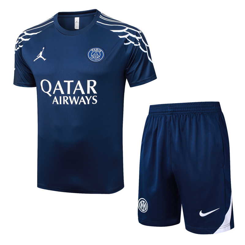 25-26 PSG Jordan Royal blue Training Short Suit #D25186