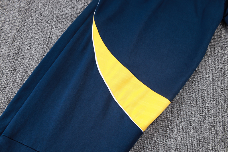 25-26 Boca Juniors Yellow Half Pull Tracksuit #B25109(半拉链)