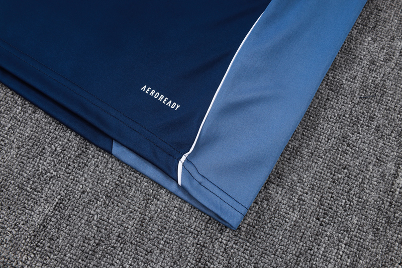 25-26 Al-Nassr Royal blue Half Pull Tracksuit #B25110(半拉链)