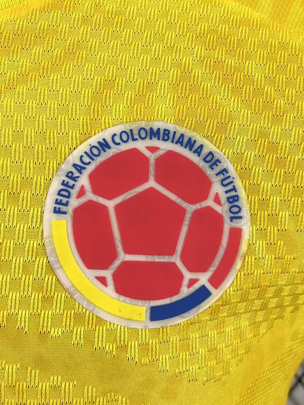 2026 Colombia Home Long Sleeve Player Version Soccer Jersey (长袖球员)