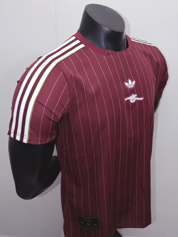 25-26 ARS Brown Red Casual Edition Player Version Training shirts
