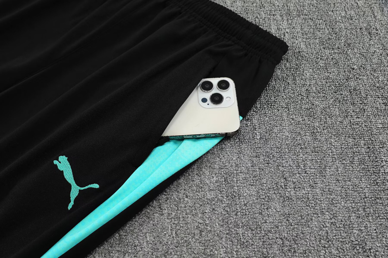 25-26 Marseille Lake blue Half Pull Tracksuit (半拉链)