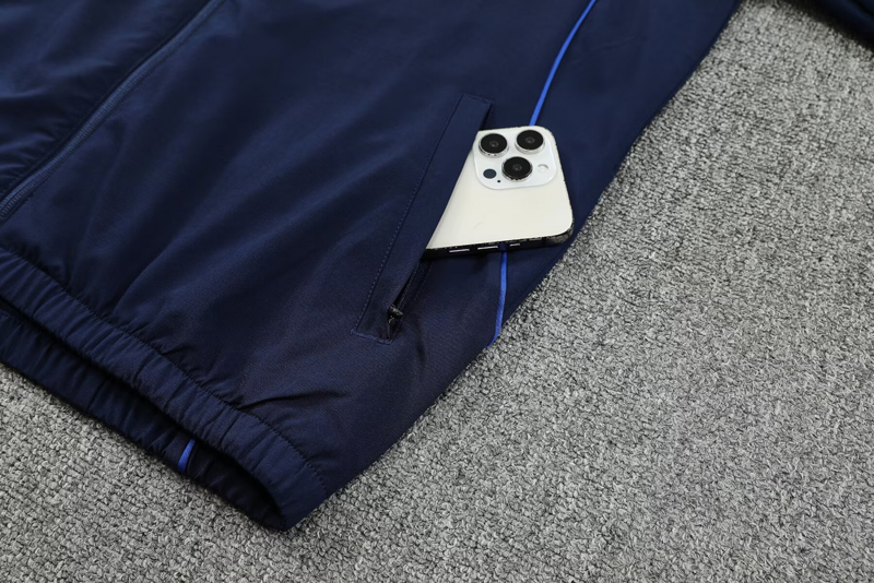 25-26 Boca Juniors Royal blue Hoodie Jacket Tracksuit