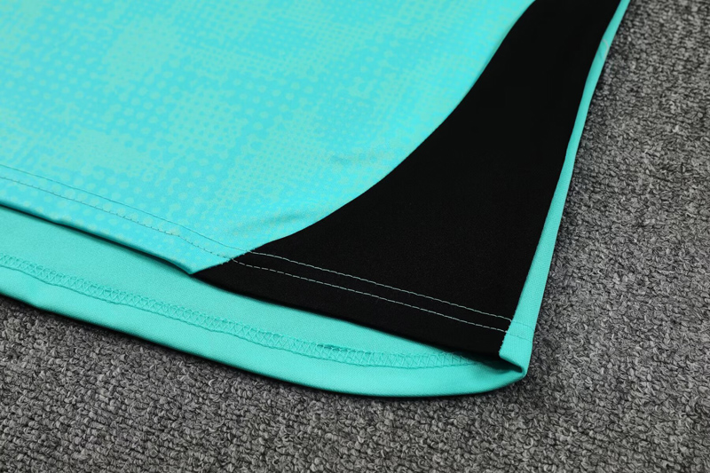 25-26 Marseille Lake blue Half Pull Tracksuit (半拉链)