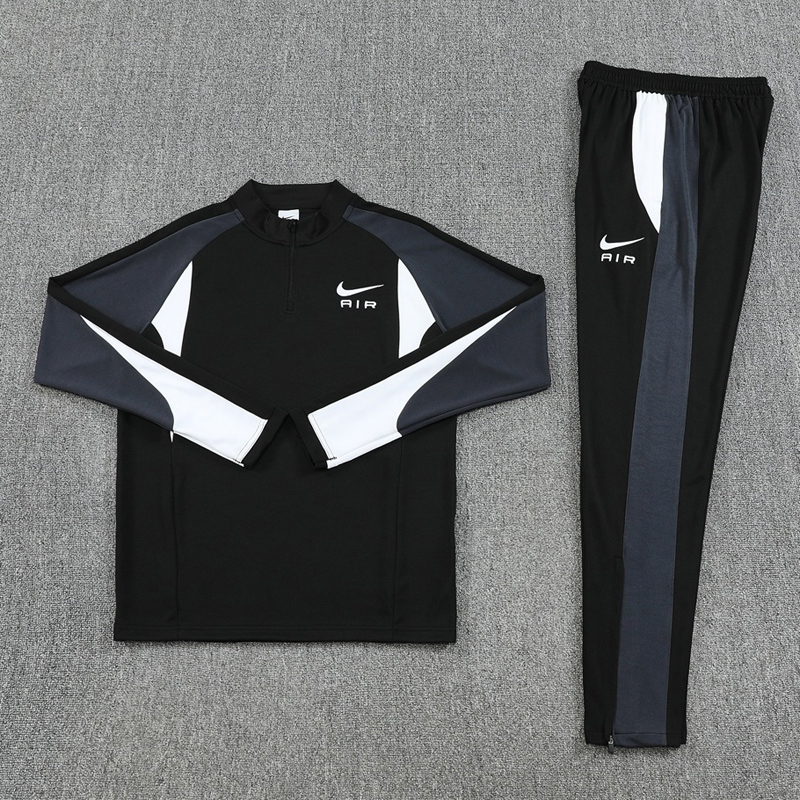 2025 NK Black Gray Half Pull Tracksuit #NB11 (半拉链)