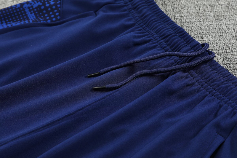25-26 Marseille Royal blue Half Pull Tracksuit (半拉链)
