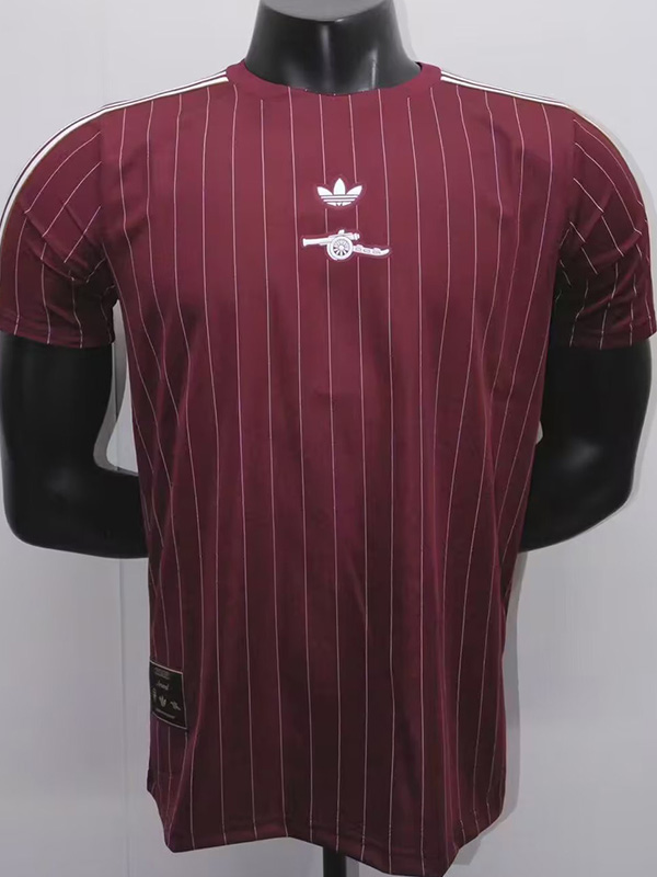 25-26 ARS Brown Red Casual Edition Player Version Training shirts
