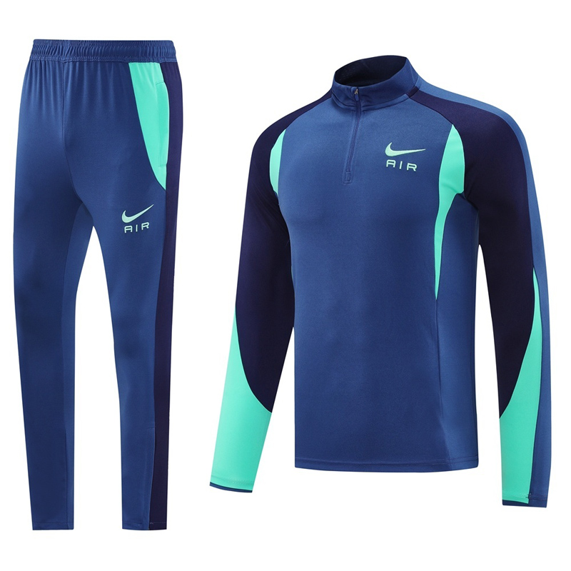 2025 NK Royal blue Half Pull Tracksuit #NB11 (半拉链)