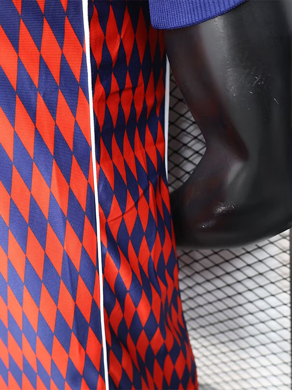 25-26 Bayern Red Blue Casual Edition Player Version Soccer Jersey