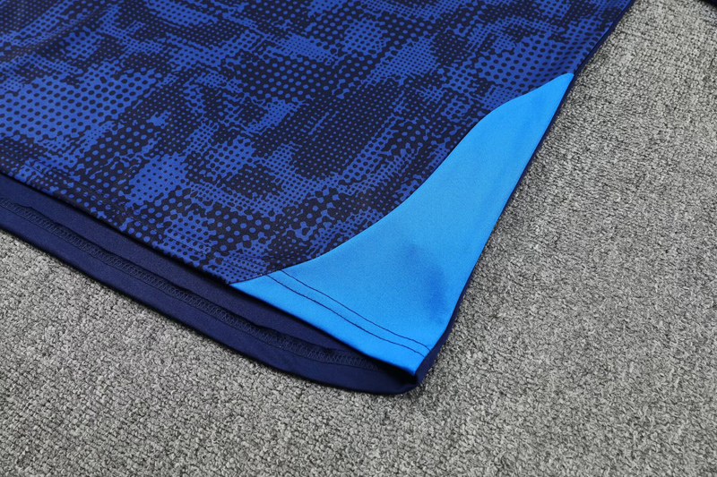 25-26 Marseille Royal blue Half Pull Tracksuit (半拉链)