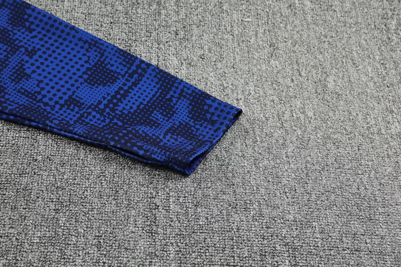 25-26 Marseille Royal blue Half Pull Tracksuit (半拉链)