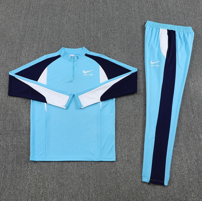 2025 NK Lake blue Half Pull Tracksuit #NB11 (半拉链)