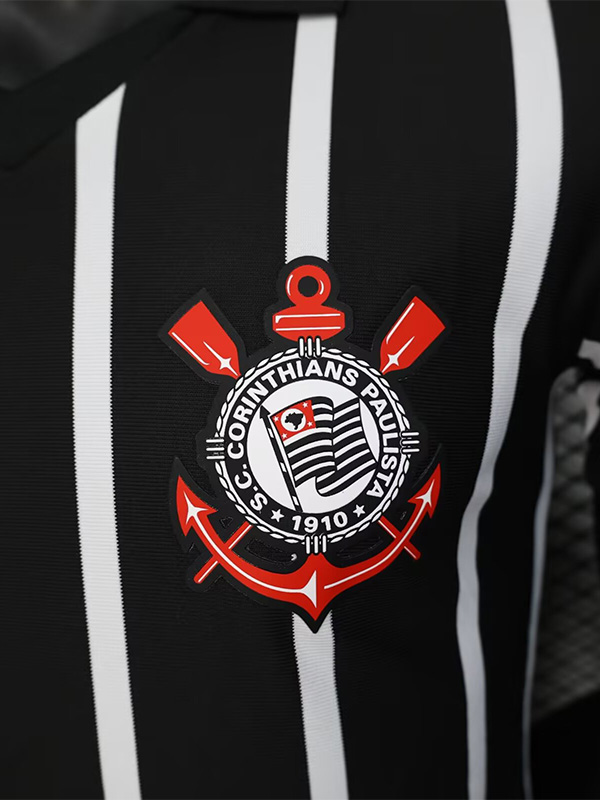 25-26 Corinthians Black Special Edition Player Version Soccer Jersey