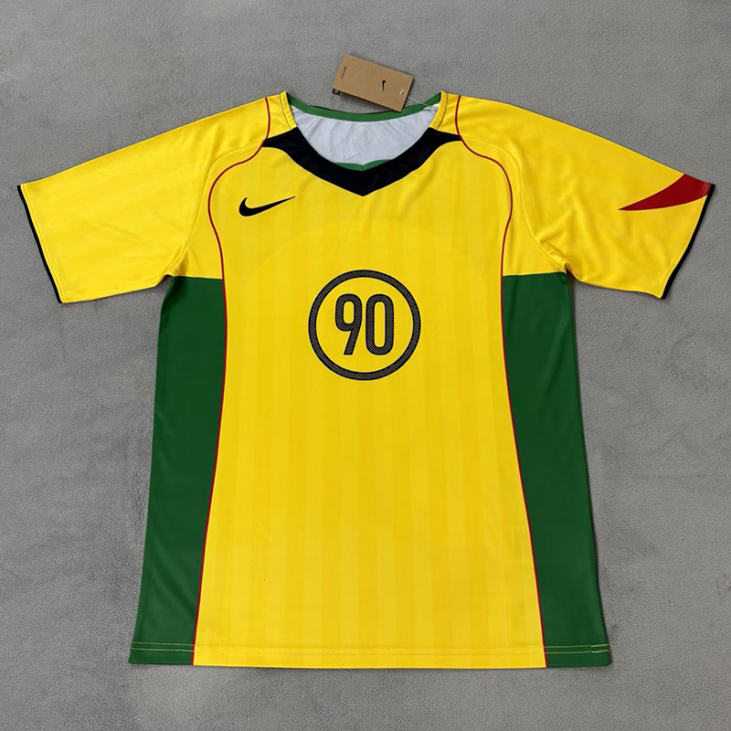 25-26 T90NK Yellow Green Fans Training Shirts
