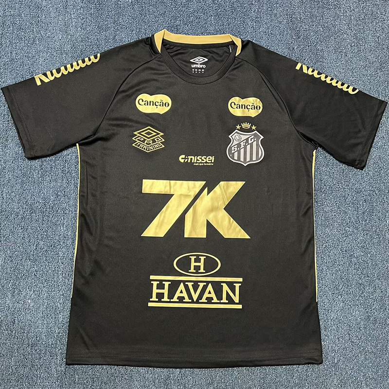 25-26 Santos FC Black Special Edition Fans Training Shirts
