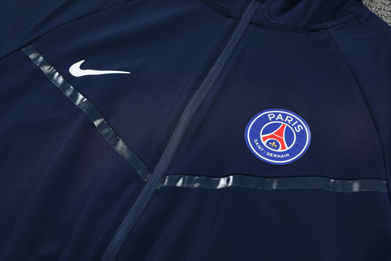 25-26 PSG Royal blue Hoodie Jacket Tracksuit
