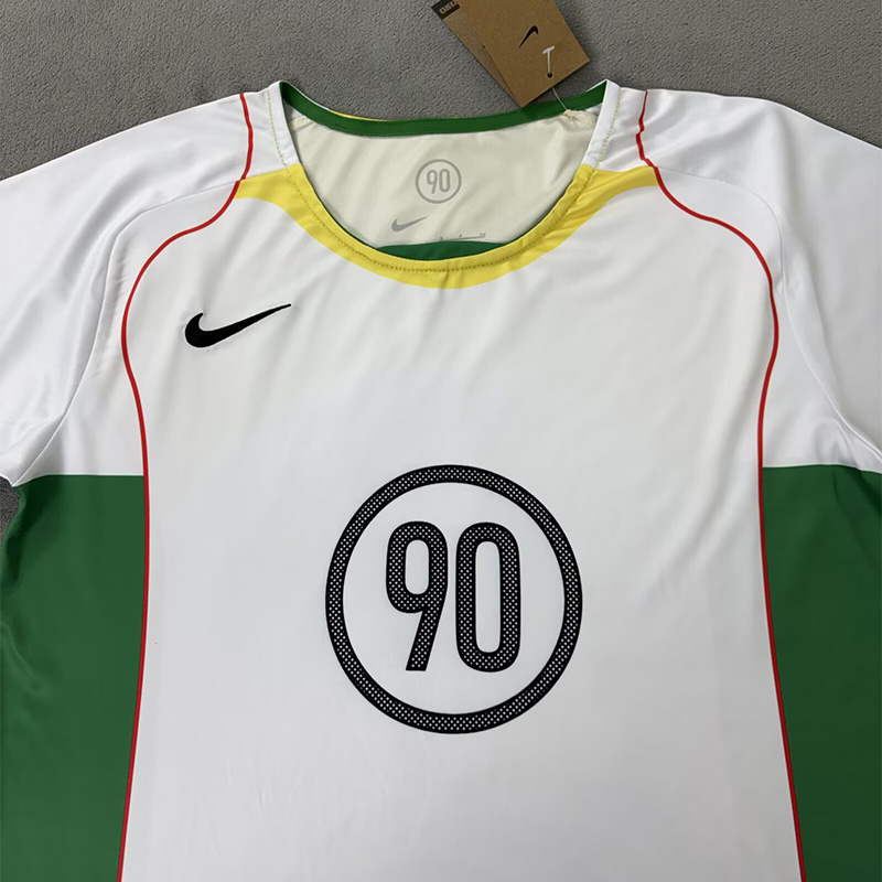 25-26 T90NK White Green Training Shirts