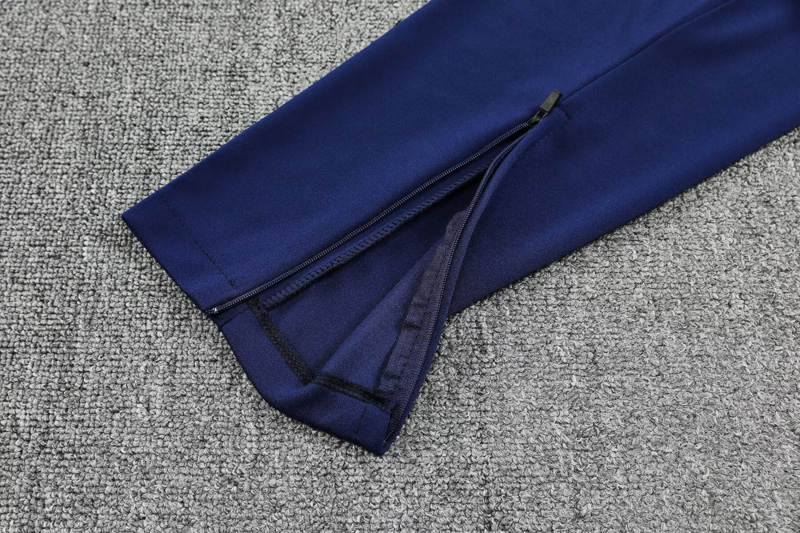 25-26 Marseille Royal blue Half Pull Tracksuit (半拉链)