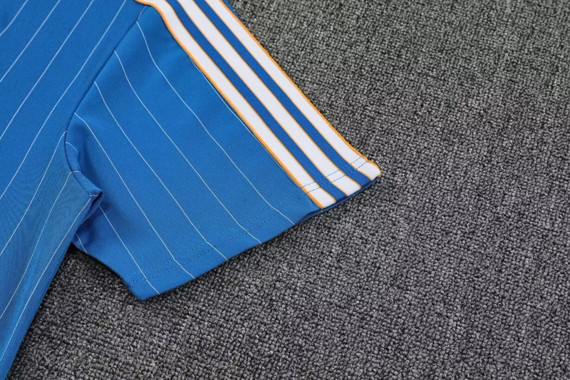 25-26 RMA Blue Training Short Suit #条纹