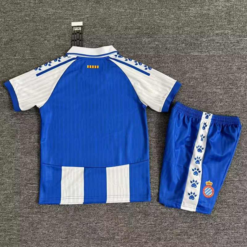 25-26 Espanyol Home Kids Soccer Jersey