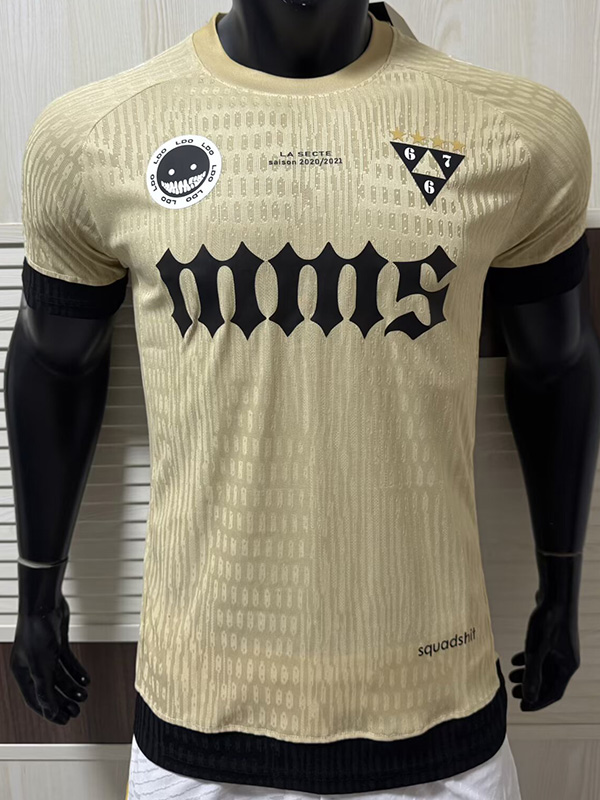 667 La Secte Saio 2020/2021 Yellow Player Version Training shirts