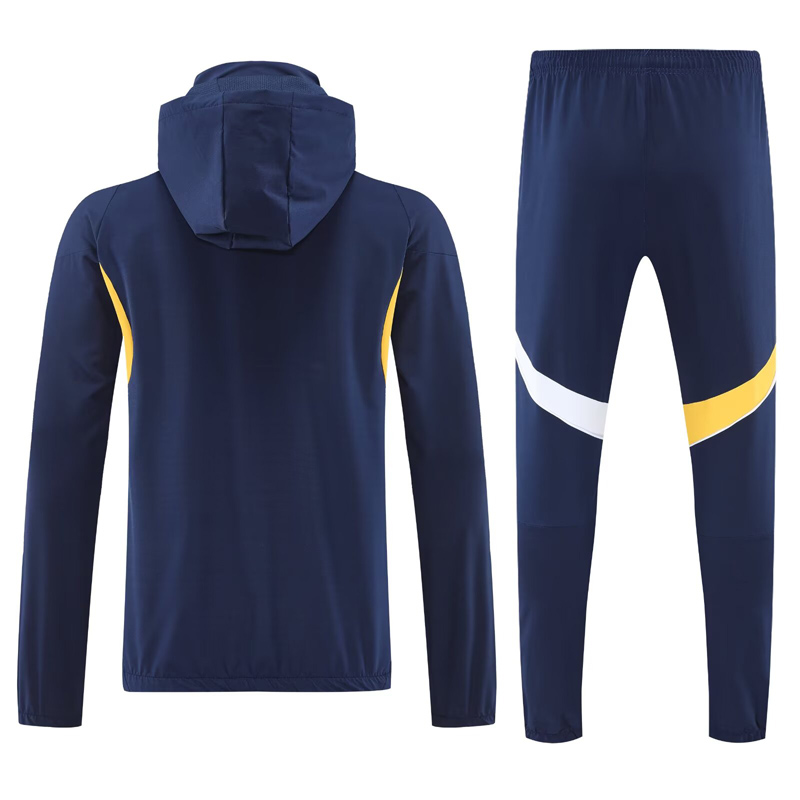 25-26 Boca Juniors Royal blue Hoodie Jacket Tracksuit
