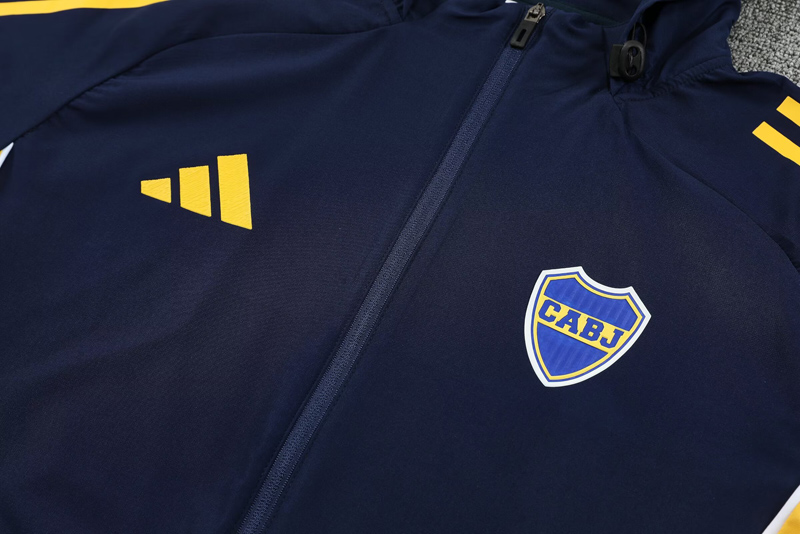 25-26 Boca Juniors Royal blue Hoodie Jacket Tracksuit