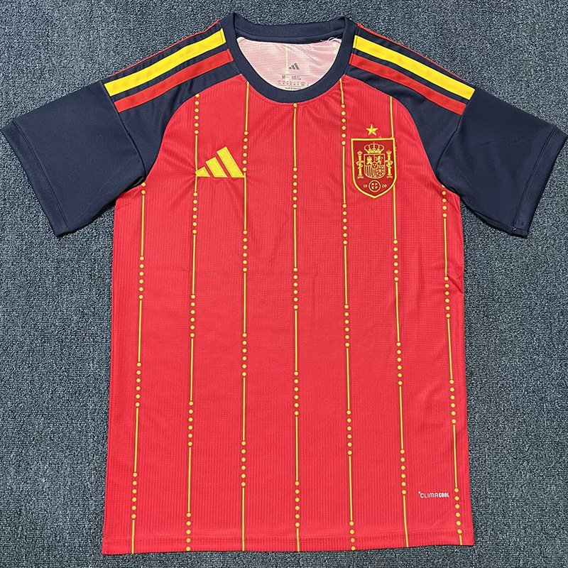 2026 Spain Red Fans Soccer Jersey