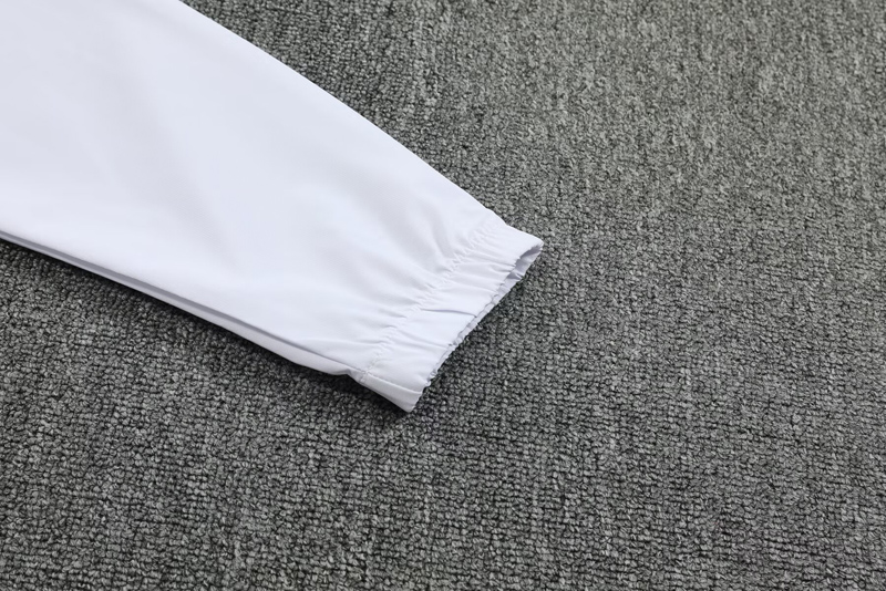 25-26 PSG White Hoodie Jacket Tracksuit