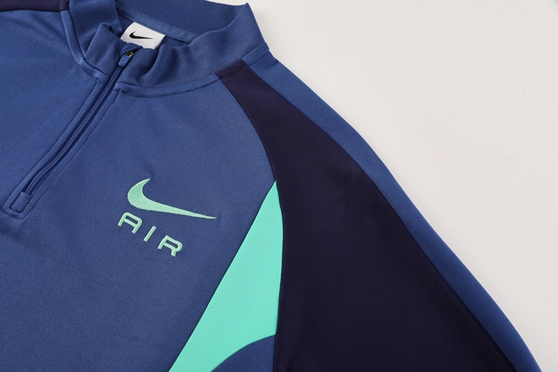 2025 NK Royal blue Half Pull Tracksuit #NB11 (半拉链)