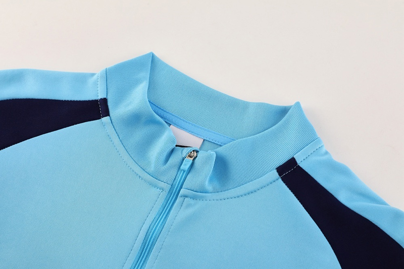 2025 NK Lake blue Half Pull Tracksuit #NB11 (半拉链)