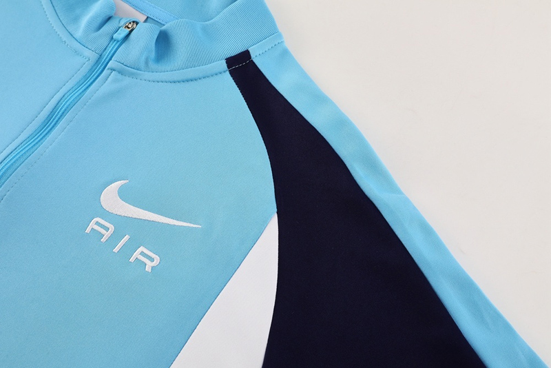 2025 NK Lake blue Half Pull Tracksuit #NB11 (半拉链)