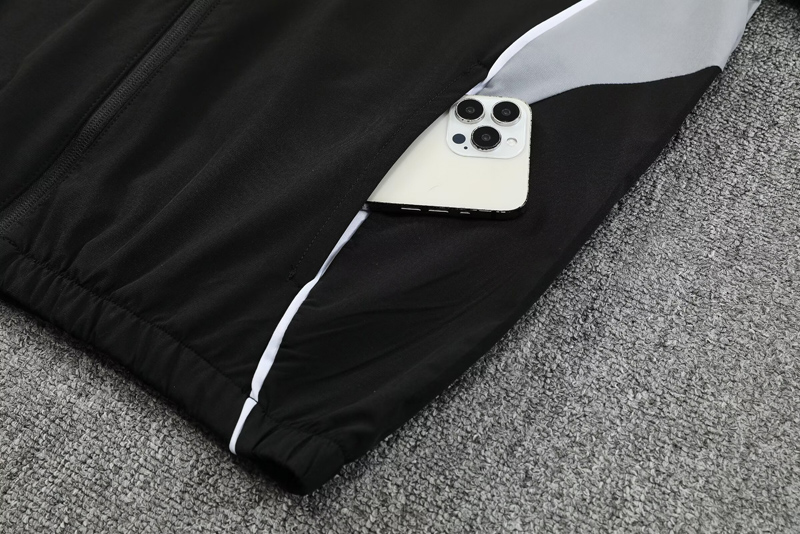 25-26 Argentina Black Hoodie Jacket Tracksuit