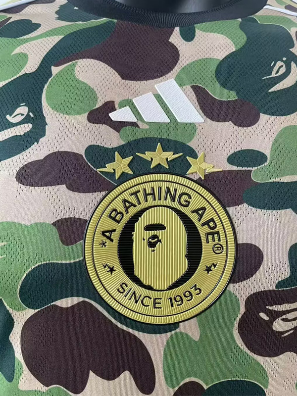 25-26 Bathing APE Green Special Edition Player Version Training shirts
