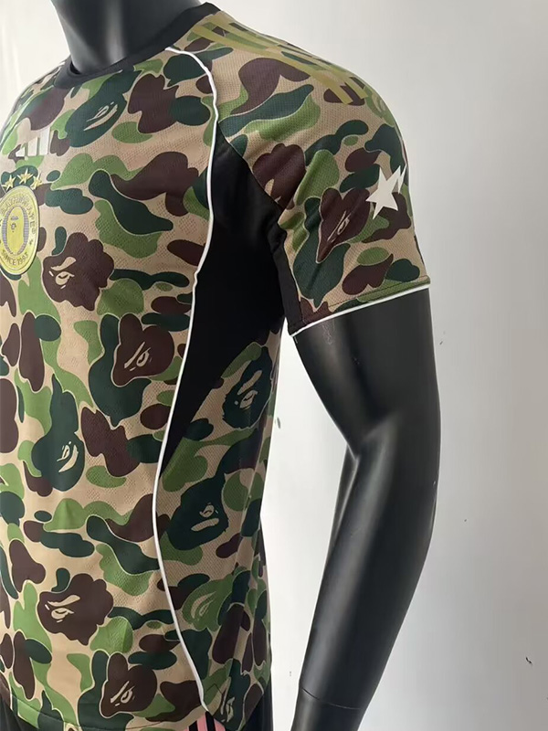 25-26 Bathing APE Green Special Edition Player Version Training shirts