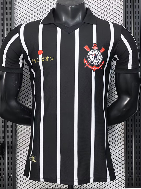25-26 Corinthians Black Special Edition Player Version Soccer Jersey