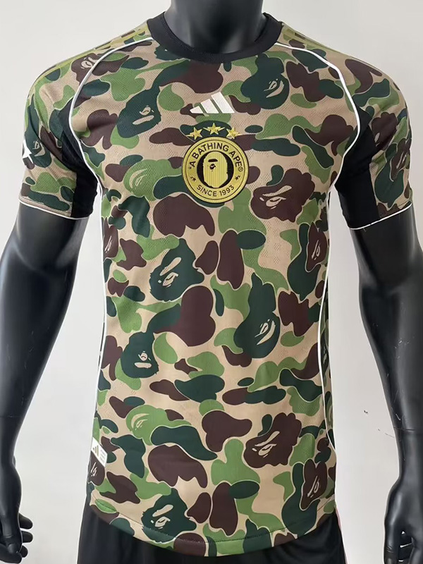 25-26 Bathing APE Green Special Edition Player Version Training shirts