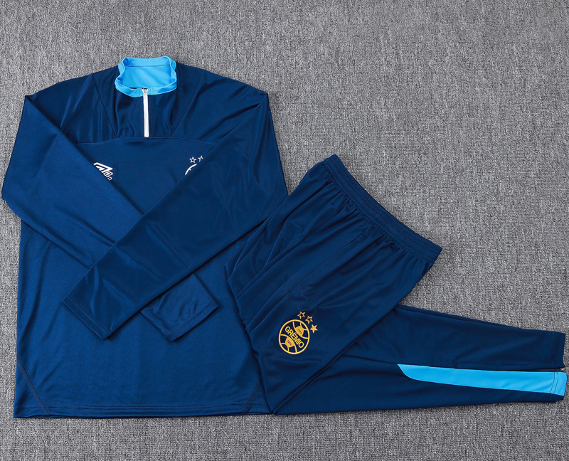25-26 Gremio Royal blue Half Pull Tracksuit #B25107(半拉链)