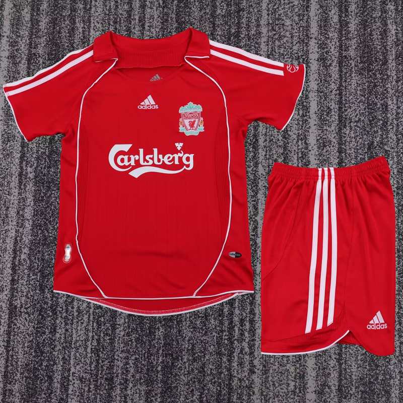 2006-2007 LIV Home Kids Retro Soccer Jersey