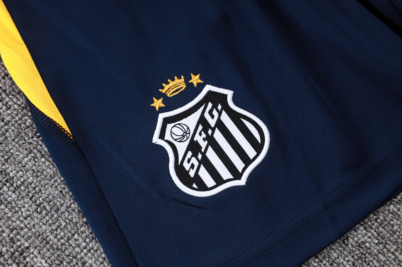 25-26 Santos FC Royal blue Tank top and shorts suit #D25184