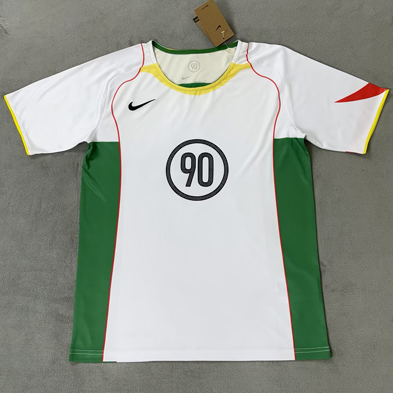 25-26 T90NK White Green Training Shirts