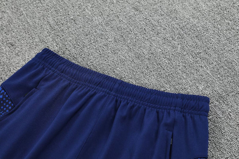 25-26 Marseille Royal blue Half Pull Tracksuit (半拉链)