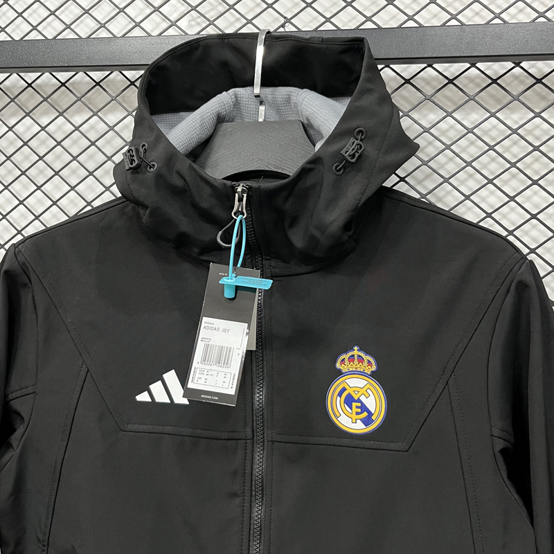 25-26 RMA Black Outdoor Jackets #L6606软料