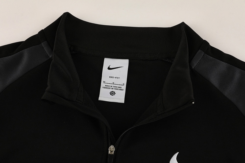 2025 NK Black Gray Half Pull Tracksuit #NB11 (半拉链)